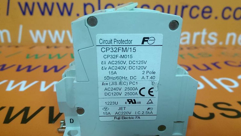 FUJI ELECTRIC CIRCUT PROTECT 15A CP32F-M015 CP32FM/15 - PLC DCS